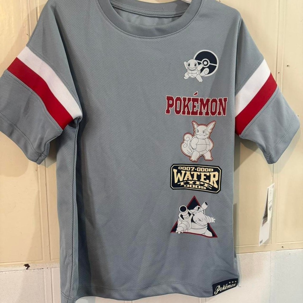 Pokemon gray jersey